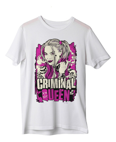  Remera Anime Harley Quinn Comic Algodon Premium  Unisex