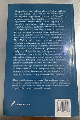 Lo Que Fue De Ella De Gayle Forman En Excelente Estado (Usado)