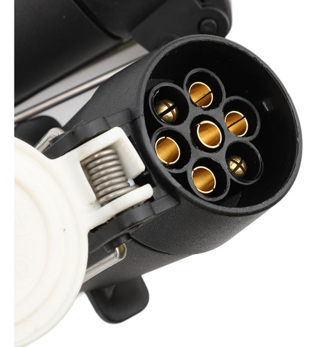 Adaptador De 13 A 7 Pines, Enchufe De Remolque Doble, 12 V,