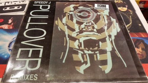 Speedy J Pullover (remixes) Vinilo Maxi Spain Impecable 1992