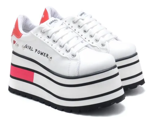 Zapatillas con plataforma online en mercado libre