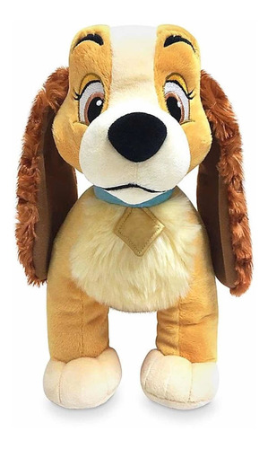 Lady La Dama Y El Vagabundo Peluche Perro 28cm Disney Store