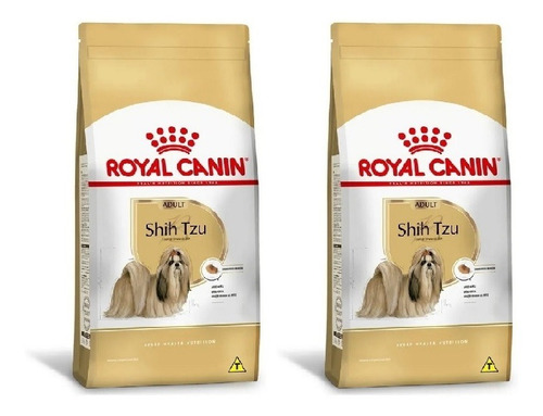 Ração Shih Tzu Adulto 2,5kg Royal Canin Kit 2 Unidades