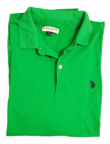 Remera Hombre.un Uso. Impecable.t.l.polo.verde Actual.algodn