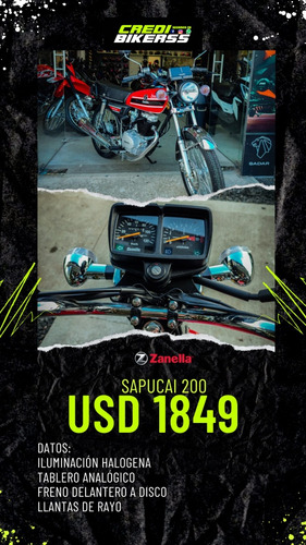 Imagen 1 de 5 de Zanella Sapucai 200cc