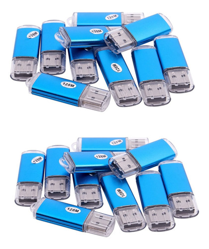 20 Unidades De Memoria Usb 2.0 Memory Stick Flash Drive De 1