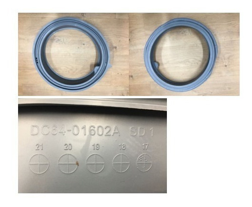 Fuelle Goma Puerta Lavarropas Samsung Wf1904 1904 Original