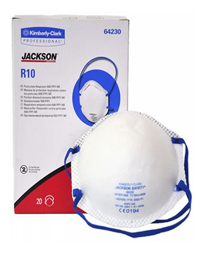 Tapabocas N95 R10 Jackson Safety Kimberly Pack X 10 Unidades