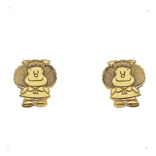 Aretes Mafalda Baño Oro 24k Plata 925 Envio