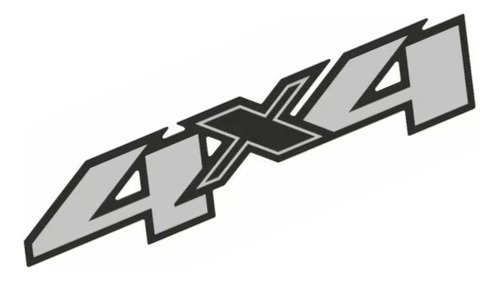 Emblema Adesivo 4x4 S10 2012 Em Diante