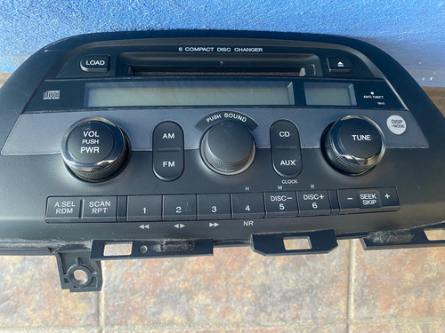 Estéreo 6cds Original Honda Odyssey 05 A 10 (Usado)