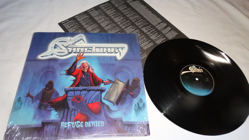 Sanctuary - Refuge Denied '1988 (epic Us) (vinilo:ex - Cover