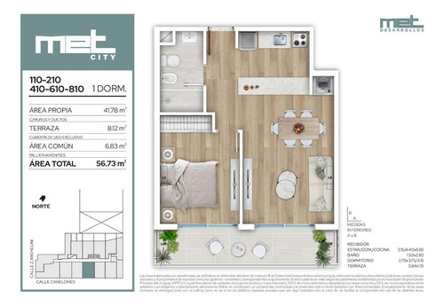 Venta Apartamento 1 Dormitorio Centro
