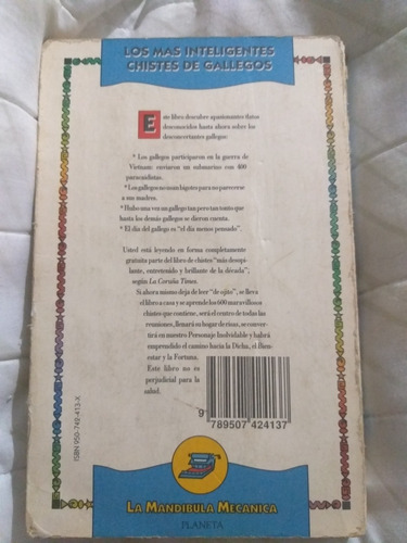 Libro Los Mas Inteligentes Chistes De Gallegos