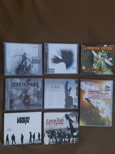 Linkin Park Lote De 5 Cds 2 Dvd Originales, Impecables  