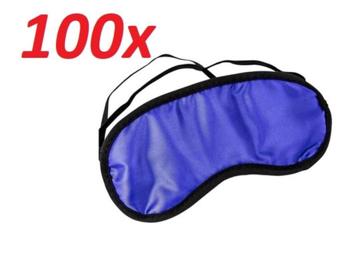 Kit 100 Mascara Dormir Tapa Olhos Para Descanso Relaxar Sono