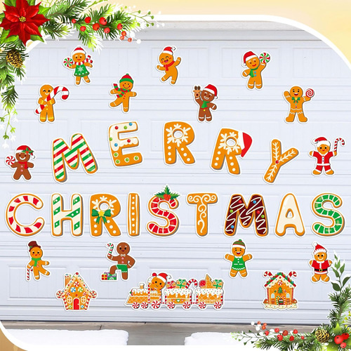 30 Unidades De Navidad De Pan De Jengibre Para Decoración De