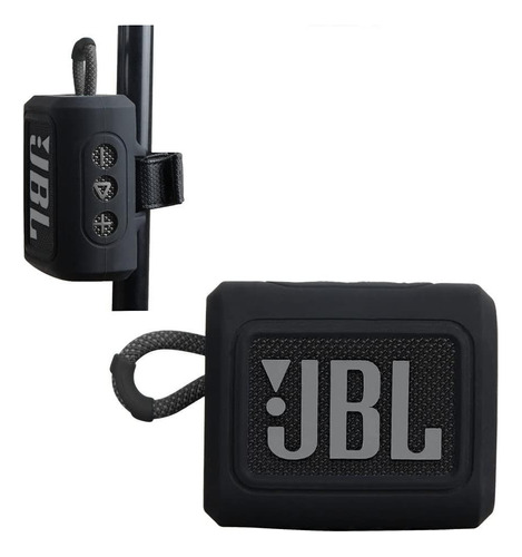 Funda Protectora De Silicona P/bocina Jbl Go 3 P/bicicleta