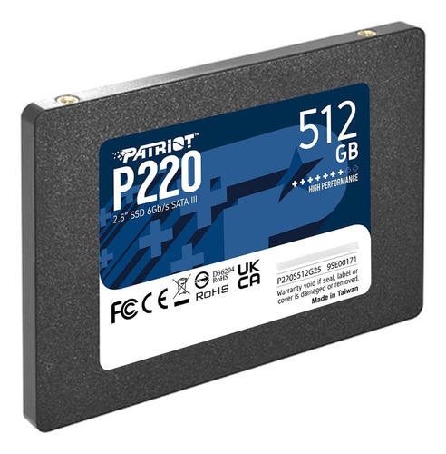 Disco Solido 512 Gb Patriot P220