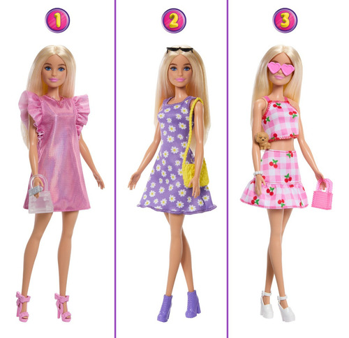 Armário Dos Sonhos Da Barbie Com Acessórios E Boneca Multicolor
