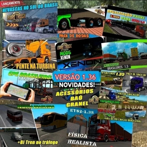 Jogo Euro Truck Simulator 2 Brasil Total 2020 Envio Imediato