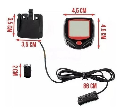Imagen 4 de 7 de Computadora Digital Bicicleta Cuenta Kilometros 15 Funciones