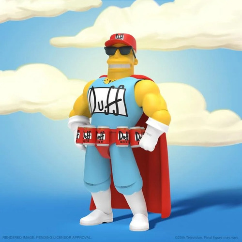 Duffman Super7 ¡los Simpson Ultimates!