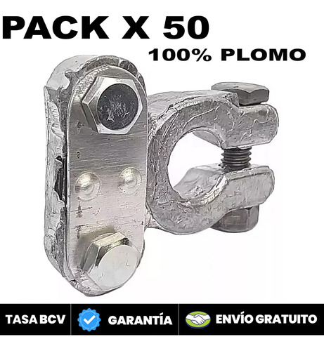 Bornes Batería Auto 100% Plomo (pack 50 Und)