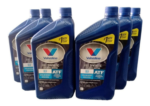 Kit 6l Aceite Valvoline Caja Automatica Ulv Full Synthetic
