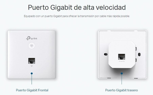Punto De Acceso Gigabit Para Pared Omada Ac1200 Eap230-wall