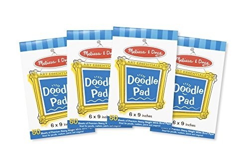 Melissa And Doug Drawing Paper Pad (6 X 9 Pulgadas) - 50 Hoj