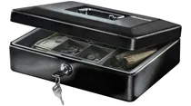 Comprar Caja De Dinero Con Bandeja Para Efectivo Y Cerradura, 6.4 Cm