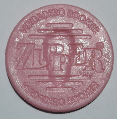 Ficha Plastica Juego Zipper Rosa Sapo 