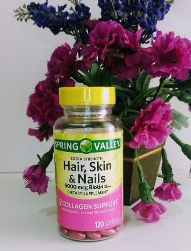 Colágeno Spring Valley Hair Skin Nails | Frete grátis