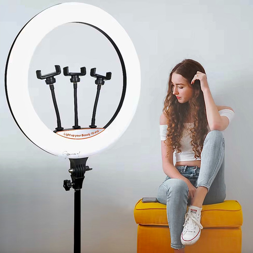 Aro De Luz Led Professional Con Control 44 Cm Touch Mixto Mixta