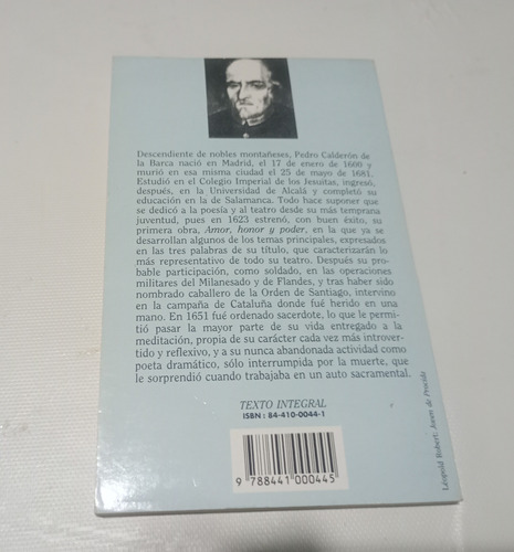 El Alcalde Zalamea - Pedro Calderón De La Barca (Usado)