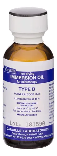 Aceite De Inmersión Para Microscopio 30 Ml