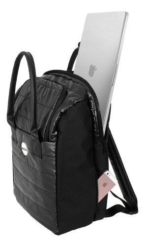 Mochila Porta Notebook Matera Porta Termos Premium Onix Madu