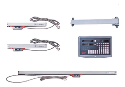 Juego De Reglas Y Lector Digital Fresadora 1020mm X 470mm