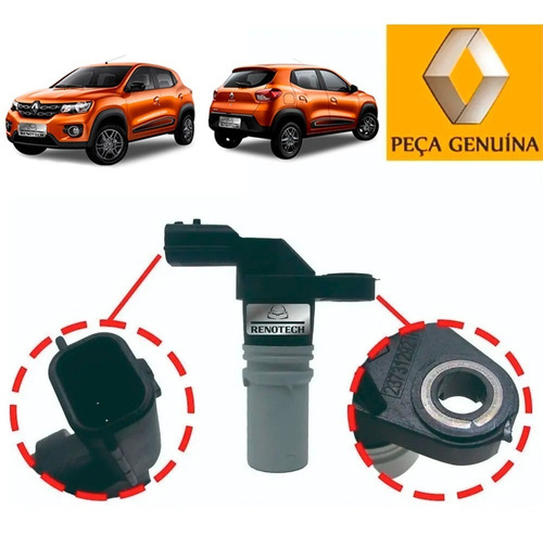 Sensor De Rotaçao Kwid 1.0 12v B4d 237312921r 