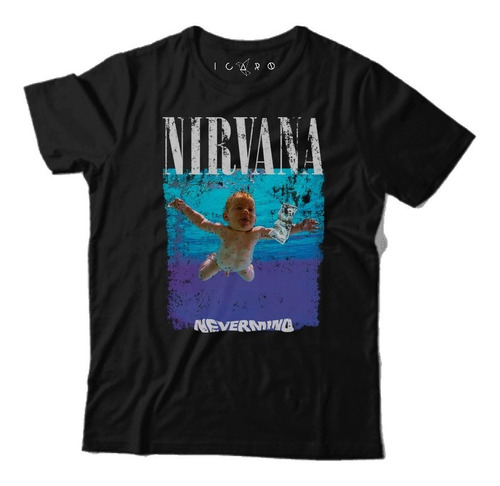 Remera Nirvana Nervermind 100% Algodon Icaro Remeras Local 