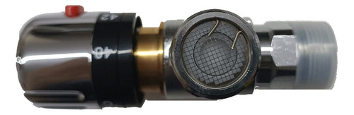 Valvula Termostatica Mezcladora Premium Cromado Termotanque