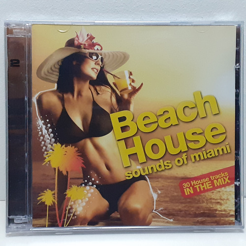 Cd Duplo Beach House - Sounds Of Miami - Lacrado De Fábrica