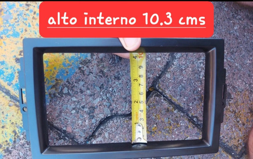 Base Frente Estereo Doble Din Jeep Wrangler 2007 2012
