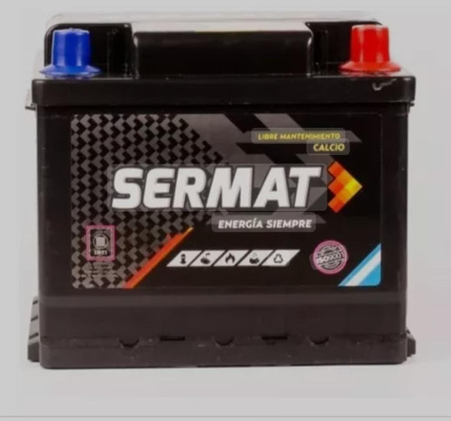 Bateria Sermat 12x45 8v Clio Mio Palio For Ka Ecosport 1ra Derecho
