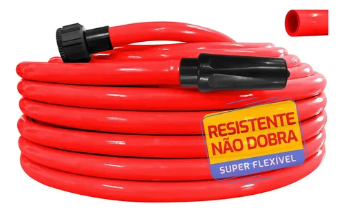 Mangueira Jardim Bemart 30 Metros 1/2" Super Flexível Laranja