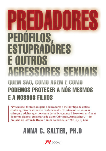 Predadores, De Anna C. Salter. Editora M.books, Capa Dura Em Português