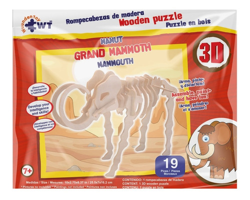 Rompecabezas 3d Mamut