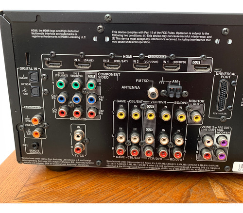 Amplificador Onkyo Ht-rc260 Avr Ht Negro 100 W (Usado)