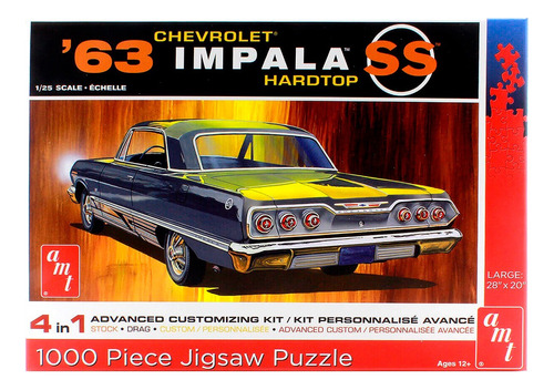 Chevrolet Impala Ss Hardtop 1963 Rompecabezas 1000 Pzas Amt